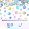 400PCS Iridescent Circle Confetti – Table Scatter for Birthday & Wedding Parties